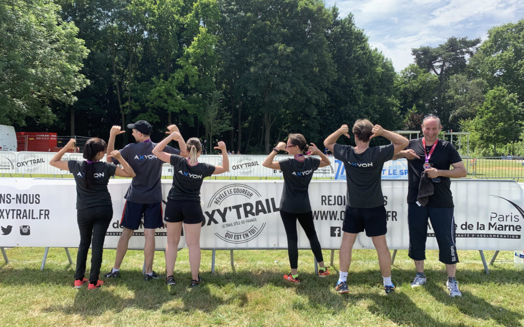 AXYON fièrement représenté à l’OXY’Trail ! 🏃🏻